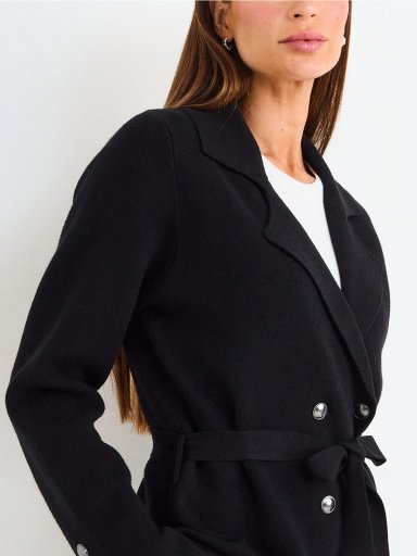 CARDIGAN MUJER ASH BOTONES LAZO - 5