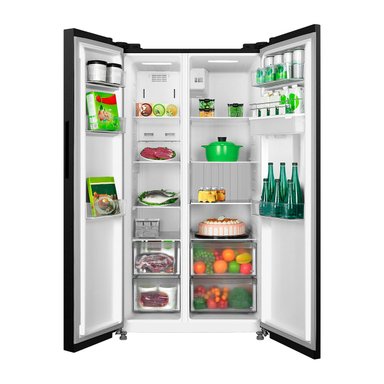 REFRIGERADOR SIDE BY SIDE MIDEA MDRS710FGEDXW 553L NO FROST GRAFITO - 5