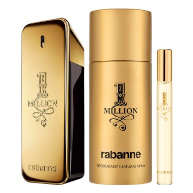 ESTUCHE PERFUME HOMBRE PACO RABANNE 1 MILLION EAU DE TOILETTE 100ML+10ML+DESODORANTE 150ML - 2