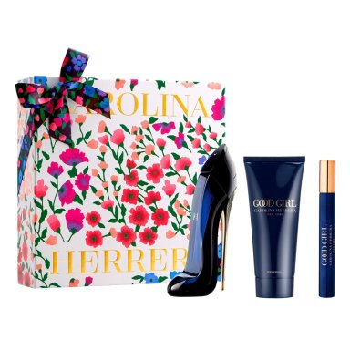 ESTUCHE PERFUME MUJER CAROLINA HERRERA GOOD GIRL EDP 80ML+LOCIÓN CORPORAL 100ML+EDP 10ML - 1