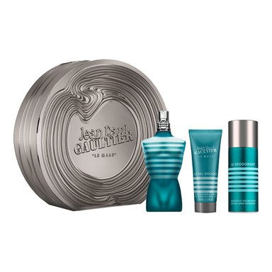 ESTUCHE PERFUME HOMBRE JEAN PAUL GAULTIER LE MALE EDT 125ML+GEL DE BAÑO 75ML+DESODORANTE 75ML - 1