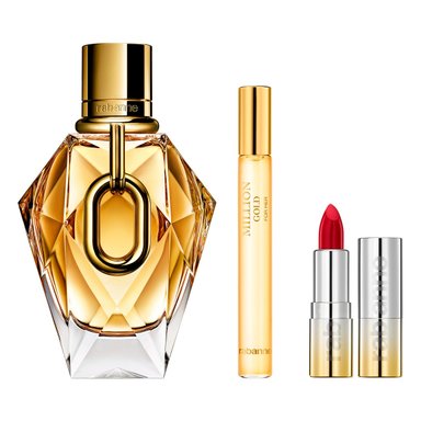 ESTUCHE PERFUME MUJER PACO RABANNE MILLION GOLD EDP 90ML+10ML+LABIAL - 2