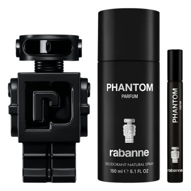 ESTUCHE PERFUME HOMBRE PACO RABANNE PHANTOM PARFUM 100ML+DESODORANTE 150ML+10ML - 2