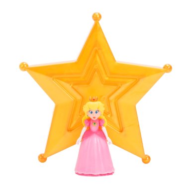 FIGURA DE ACCIÓN SUPER MARIO PRINCESA PEACH 4 CM - 1