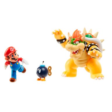 FIGURA DE ACCIÓN SUPER MARIO BROWSER VS MARIO + FIGURA 6 CM - 2