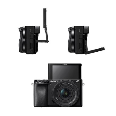 CÁMARA MIRRORLESS SONY APS-C ILCE-6100X: A6100 + LENTE SELP16502 + LENTE SEL55210 - 2