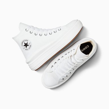 ZAPATILLAS UNISEX CONVERSE URBANO BLANCO CHUCK TAYLOR ALL STAR MOVE - 4