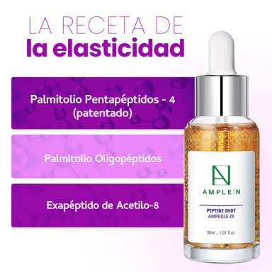 SET TRATAMIENTO AMPLEN SÉRUM COLAGENO+MINI PÉPTIDOS+MASCARILLA VIT C - 4