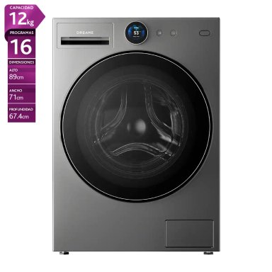 LAVADORA CARGA FRONTAL DREAME L9 12KG GRIS - 1