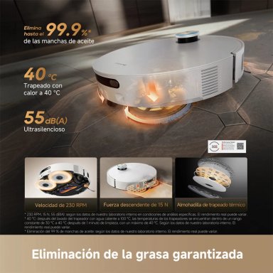 ROBOT 2 EN 1 ASPIRADOR TRAPEADOR DREAME X60 ULTRA COMPLETE - 8