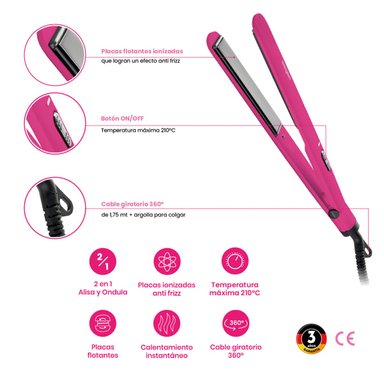 ALISADOR DE PELO SIEGEN ORIGINAL STYLER SG-3510C21 - 7