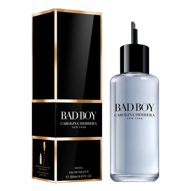 PERFUME HOMBRE CAROLINA HERRERA BAD BOY EDT RECARGA 200ML - 2