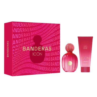 ESTUCHE PERFUME MUJER ANTONIO BANDERAS THE ICON EDP 100ML+LOCIÓN COPORAL 75ML - 1