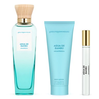 ESTUCHE PERFUME MUJER ADOLFO DOMINGUEZ AGUA FRESCA BAMBÚ EDT 120ML+75ML+10ML - 2