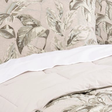 PLUMÓN FABRICS ARBOLEDA 2 PLAZAS BEIGE - 2