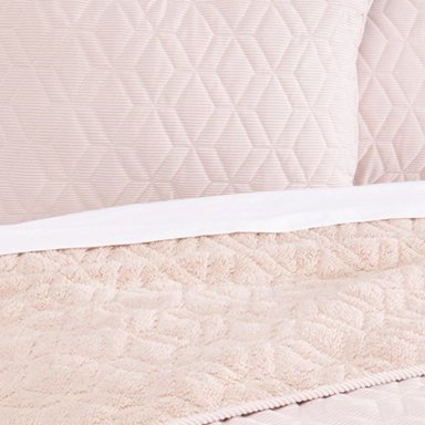 QUILT SOHOME CORDUROY KING BEIGE - 2