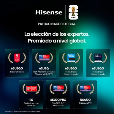 SMART TV HISENSE MINI LED 4K UHD 55” U6ESV - 11