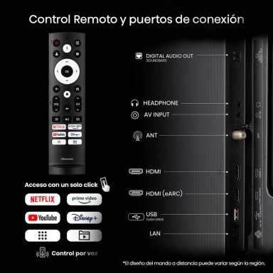 SMART TV HISENSE QLED FULL HD 43” 43Q4SV - 12