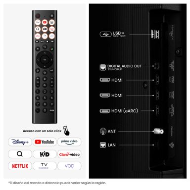 SMART TV HISENSE QLED 4K UHD 43” QD5SV - 12