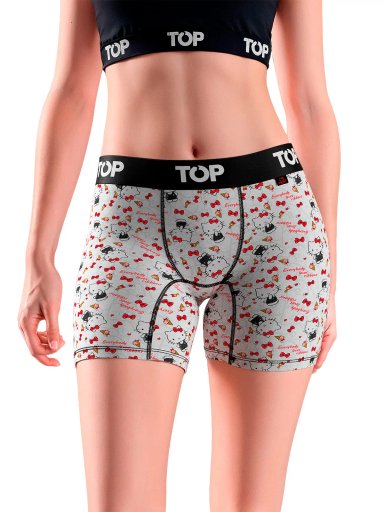 BOXER MUJER TOP PACK X3 ALGODÓN HELLO KITTY - 3