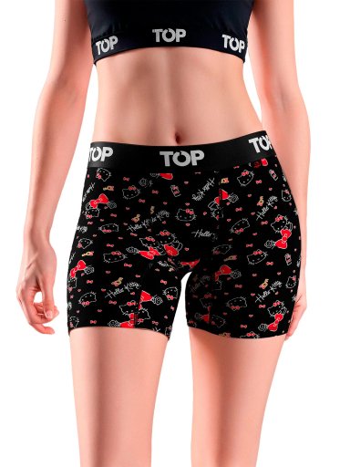 BOXER MUJER TOP PACK X3 ALGODÓN HELLO KITTY - 2