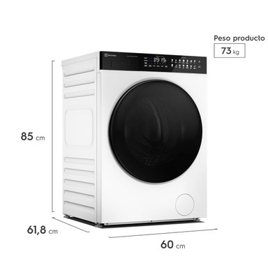 LAVADORA SECADORA ELECTROLUX EFLWD12W 14KG 8KG BLANCO - 3