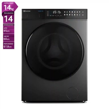 LAVADORA CARGA FRONTAL ELECTROLUX EFLWM12O 14KG GRAFITO - 1