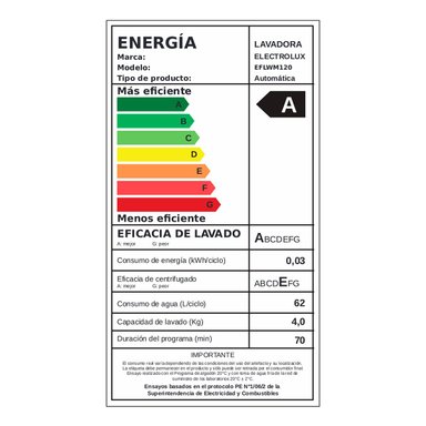 LAVADORA CARGA FRONTAL ELECTROLUX EFLWM12O 14KG GRAFITO - 11