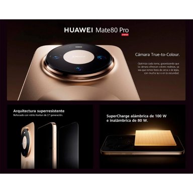 SMARTPHONE HUAWEI MATE 80 PRO 512GB 16GB RAM 50MP 6.7 - 5