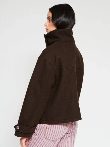 CHAQUETA MUJER INDEX CUELLO ALTO CORTA - 3