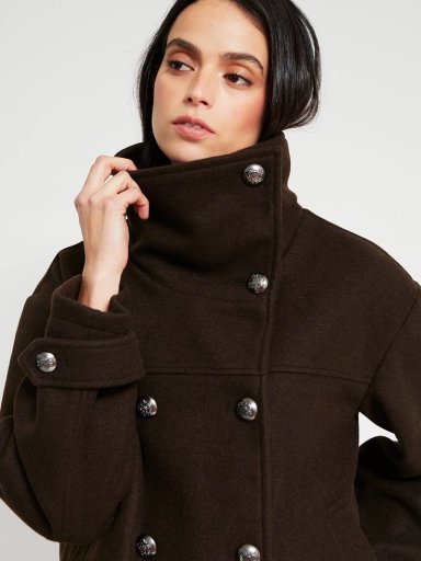 CHAQUETA MUJER INDEX CUELLO ALTO CORTA - 4