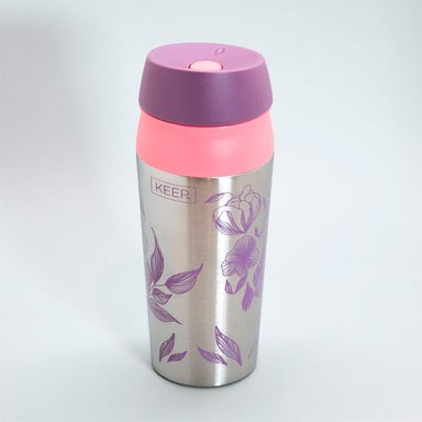 MUG KEEP BOTON NATURE ROSA - 3