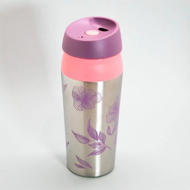 MUG KEEP BOTON NATURE ROSA - 4