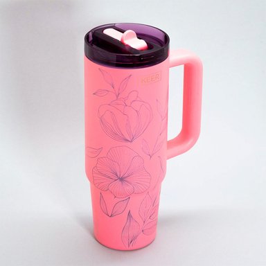 MUG TÉRMICO KEEP 30 OZ NATURE ROSA - 3