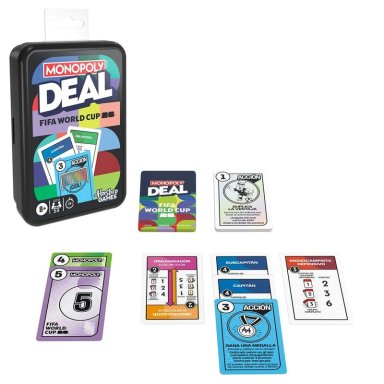 JUEGOS DE MESA MONOPOLY DEAL EDICIÓN COPA MUNDIAL DE LA FIFA 2026  - 3