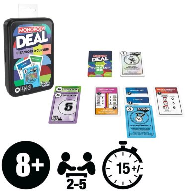 JUEGOS DE MESA MONOPOLY DEAL EDICIÓN COPA MUNDIAL DE LA FIFA 2026  - 4