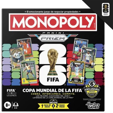 JUEGO DE MESA MONOPOLY PANINI PRIZM: COPA MUNDIAL DE LA FIFA - 1