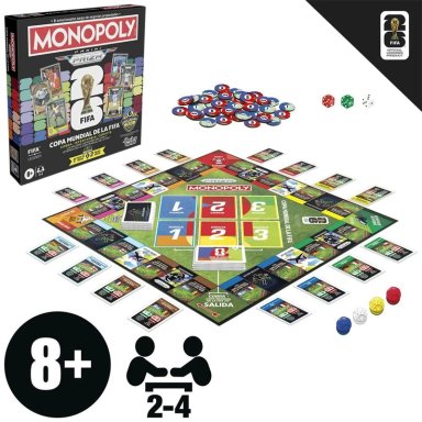 JUEGO DE MESA MONOPOLY PANINI PRIZM: COPA MUNDIAL DE LA FIFA - 3