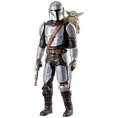 FIGURA DE ACCIÓN STAR WARS THE MANDALORIAN & GROGU BLÁSTER CAZARRECOMPENSAS - 2