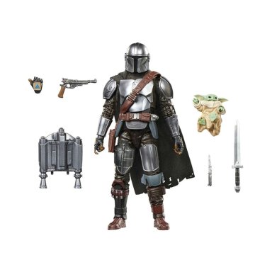 FIGURA DE ACCIÓN STAR WARS THE BLACK SERIES EL MANDALORIANO Y GROGU - 2