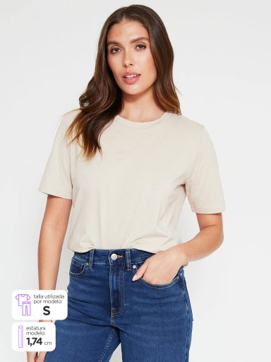 POLERA MUJER ONLY ALGODÓN  - 1
