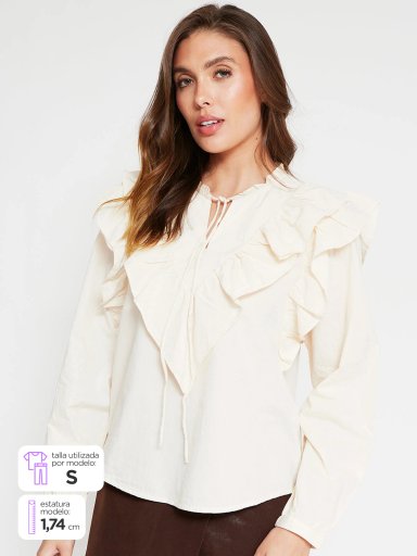 BLUSA MUJER ONLY ALGODÓN  - 1