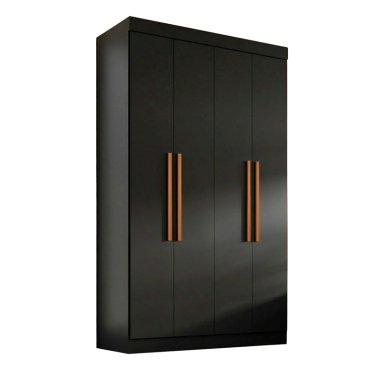 CLOSET DI PORETTI DESIGN PARIS 4P 2C NEGRO - 2