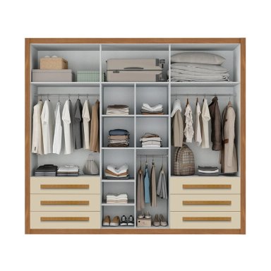 CLOSET DI PORETTI DESIGN VENETO 6P 6C CAFÉ - 3