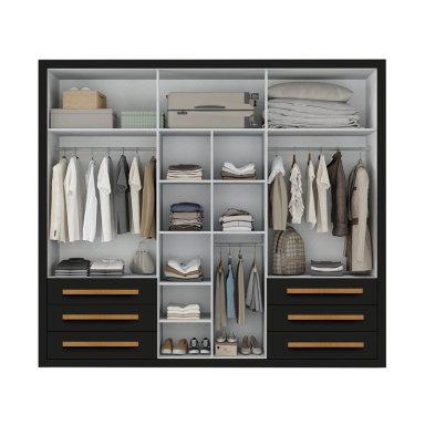 CLOSET DI PORETTI DESIGN VENETO 6P 6C GRIS - 3
