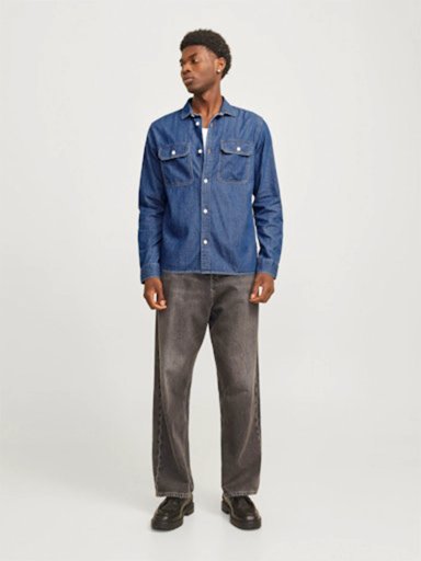 CAMISA HOMBRE JACK & JONES ALGODÓN MANGA LARGA - 3