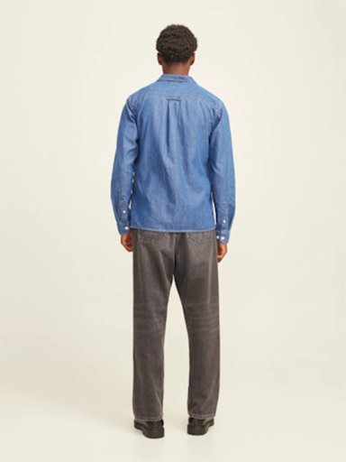 CAMISA HOMBRE JACK & JONES ALGODÓN MANGA LARGA - 4