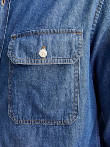 CAMISA HOMBRE JACK & JONES ALGODÓN MANGA LARGA - 5