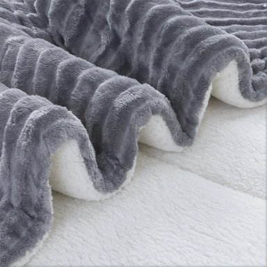 PLUMÓN ANDES STRIPE 2 PLAZAS GRIS - 3