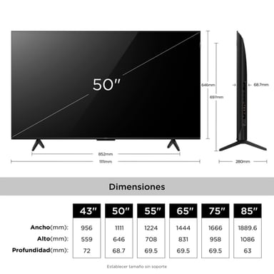 SMART TV TCL QLED 4K UHD 50” 50P7L - 9